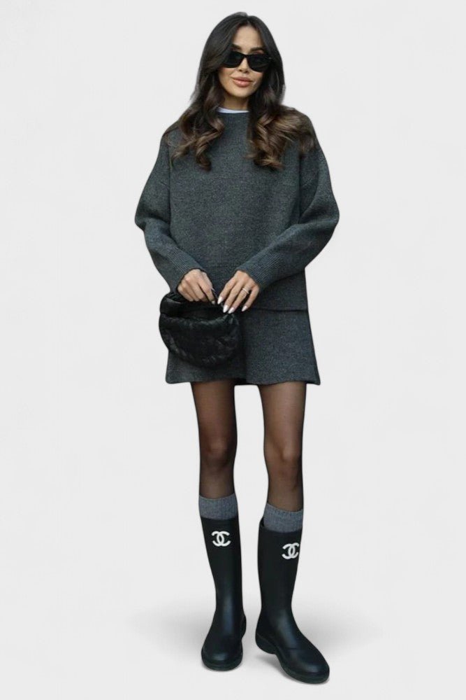 Susanna | Longline Knit Jumper & Trouser Set