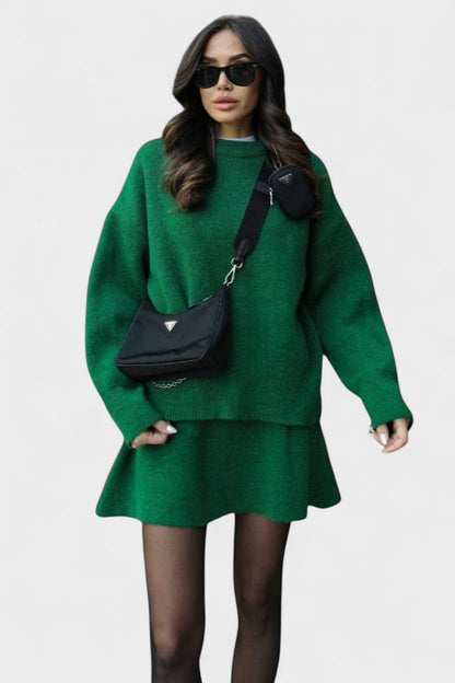 Susanna | Longline Knit Jumper & Trouser Set