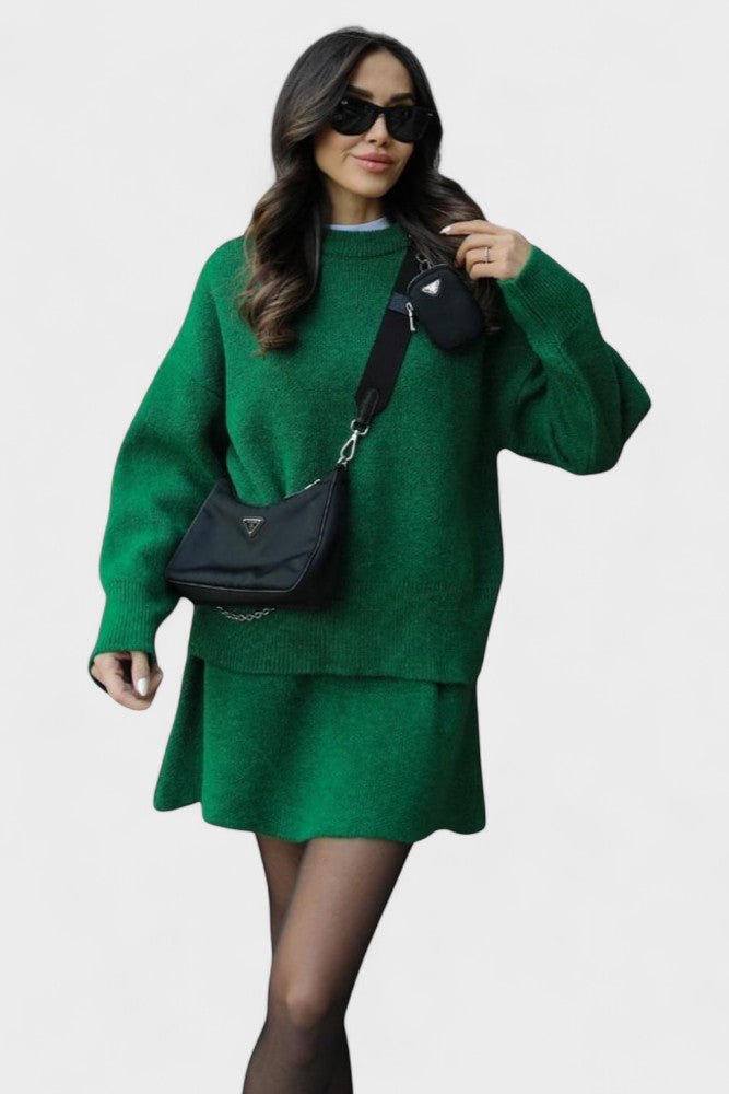 Susanna | Longline Knit Jumper & Trouser Set