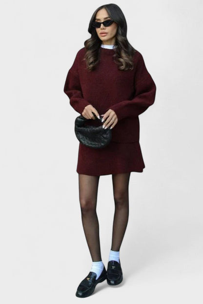 Susanna | Longline Knit Jumper & Trouser Set