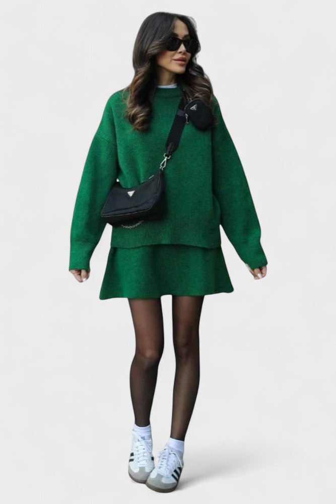 Susanna | Longline Knit Jumper & Trouser Set