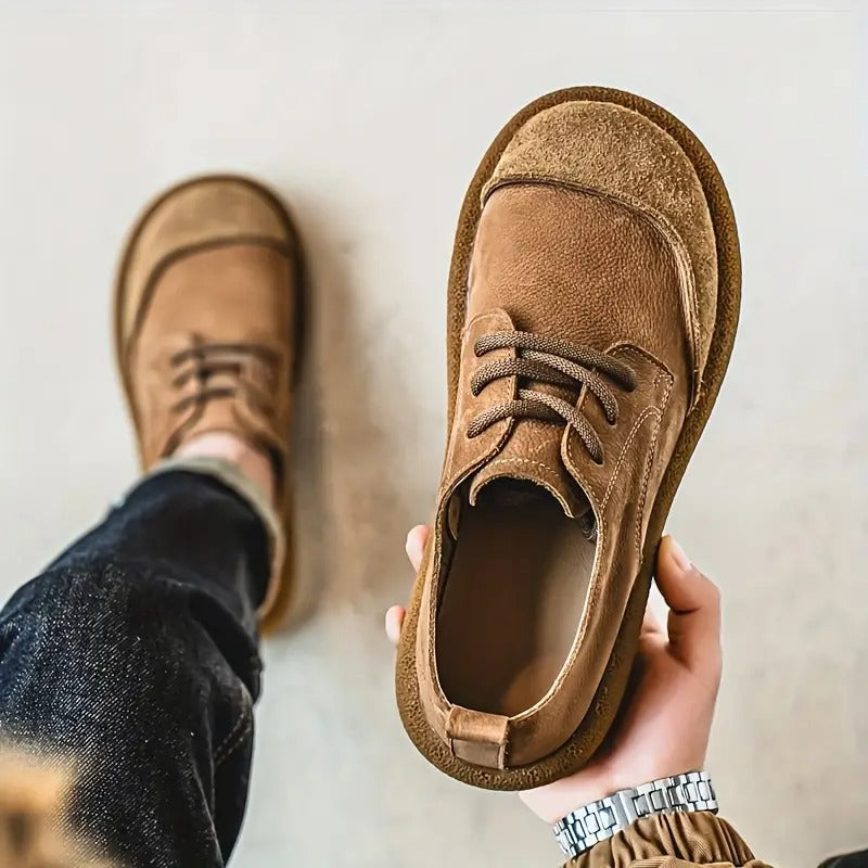 Sean | Brown Casual Lace-Up Shoes