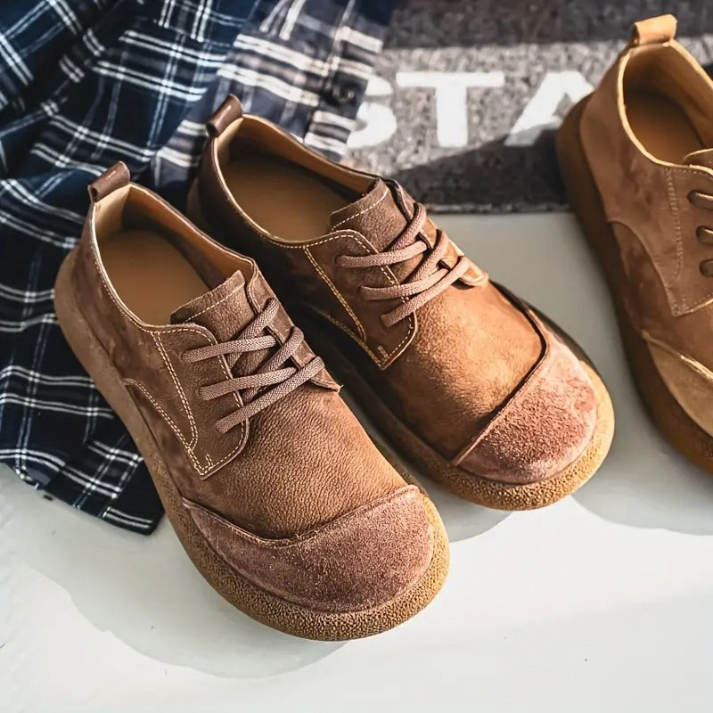 Sean | Brown Casual Lace-Up Shoes
