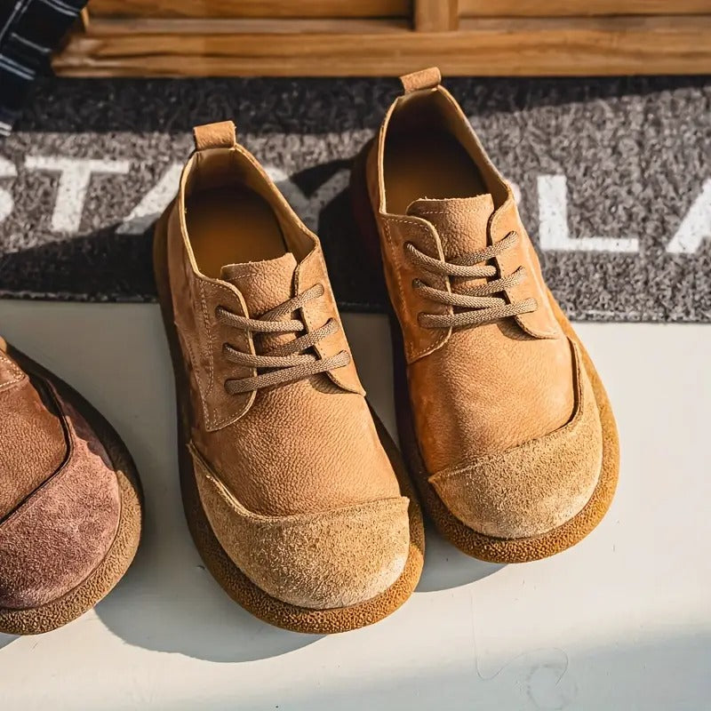 Sean | Brown Casual Lace-Up Shoes