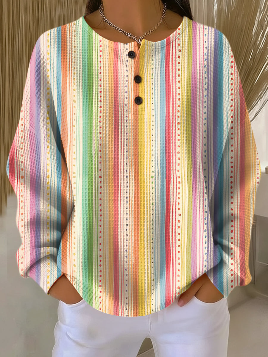 Rebecca | Pastel Stripe Jumper
