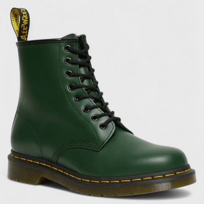 Sara | Black Lace-Up Combat Boots