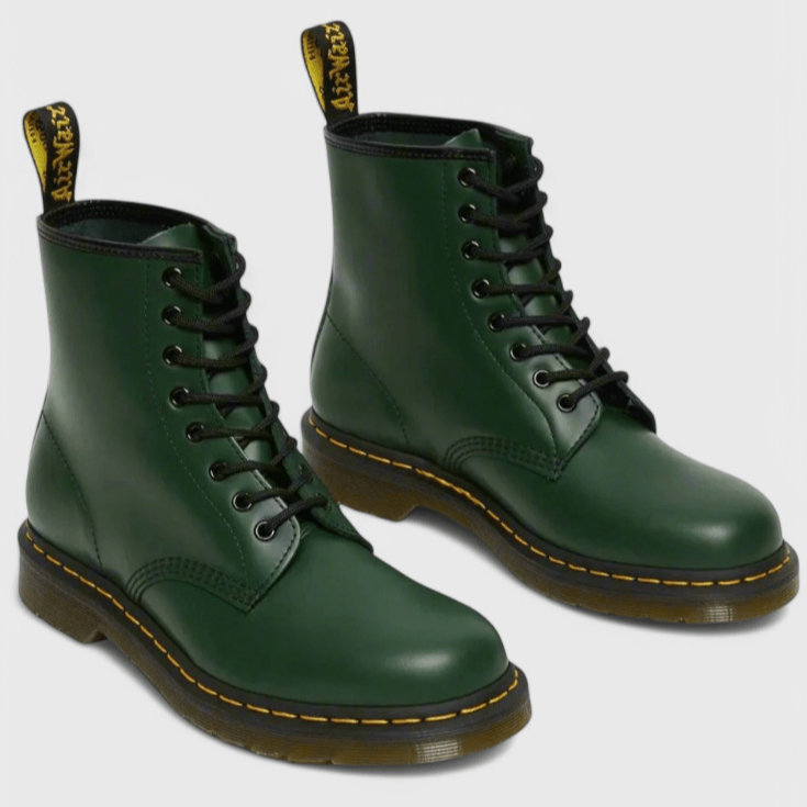 Sara | Black Lace-Up Combat Boots