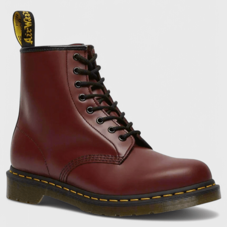 Sara | Black Lace-Up Combat Boots