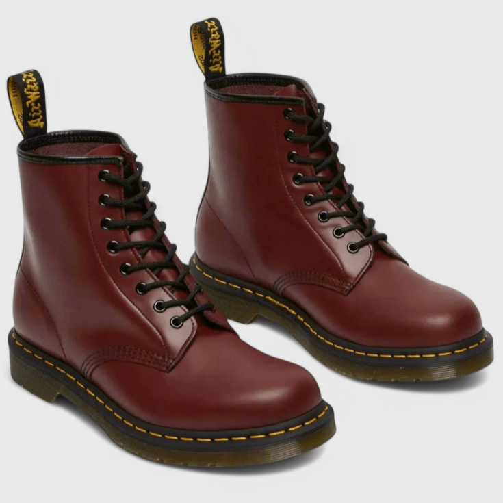Sara | Black Lace-Up Combat Boots