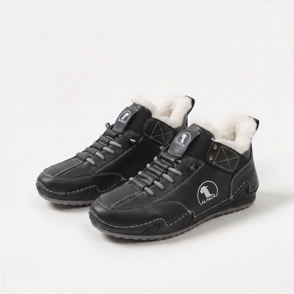 Heather | Fleece-Lined Slip-On Ankle Boots
