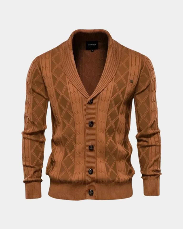 Sebastian | Grey Button Cardigan