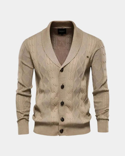 Sebastian | Grey Button Cardigan