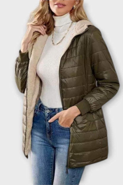 Selena | Grey Lightweight Quilted Jacket