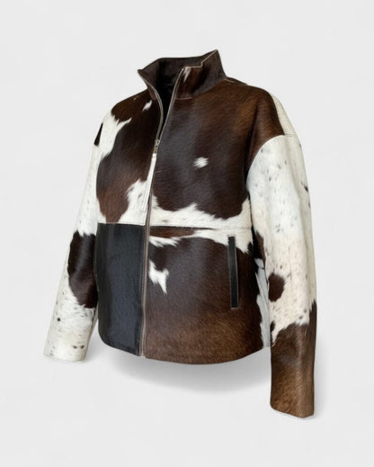 Shelley | Cow-Print Jacket