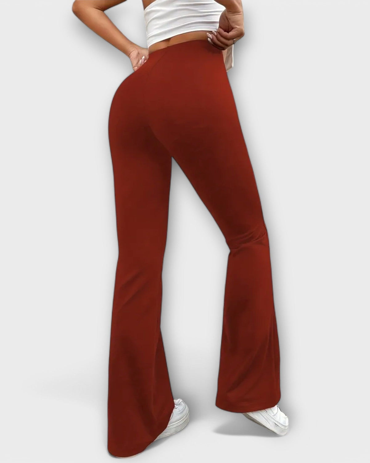 Serena | Black Flared Trousers