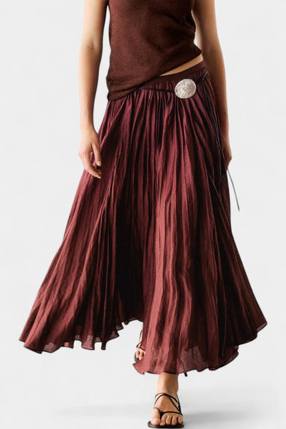Celeste | Pleated Knit Top & Skirt Set