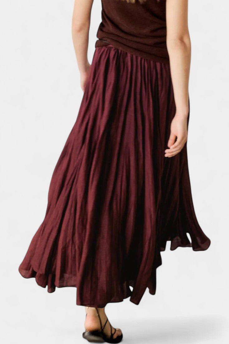 Celeste | Pleated Knit Top & Skirt Set