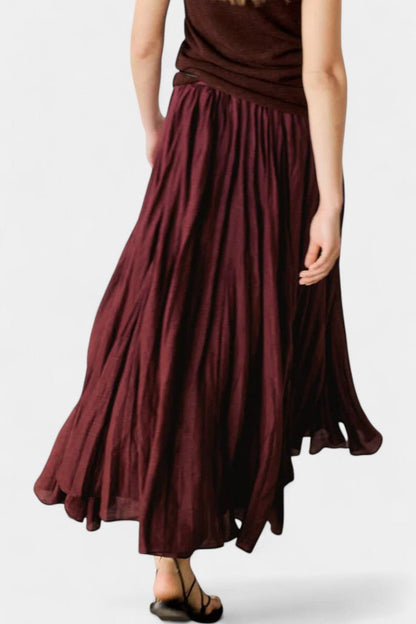 Celeste | Pleated Knit Top & Skirt Set