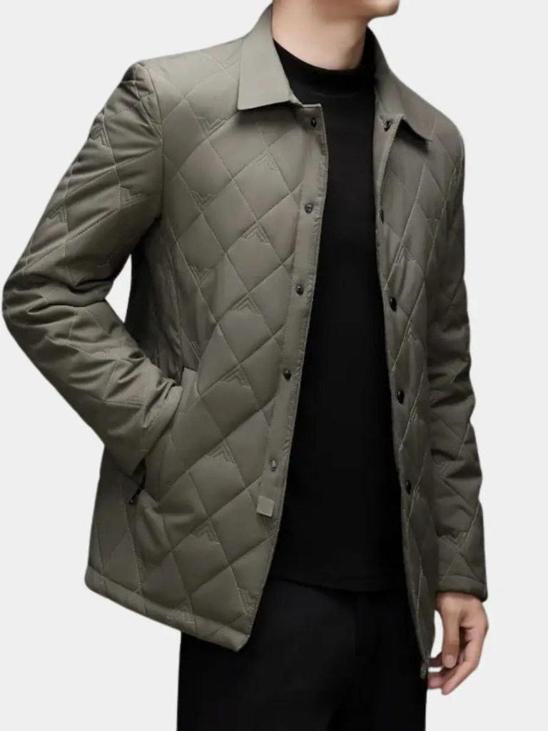 Simon | Quilted Check-Lined Jacket