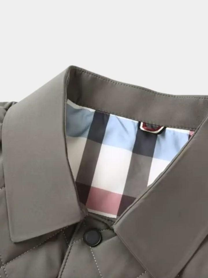 Simon | Quilted Check-Lined Jacket