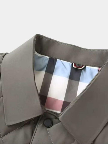 Simon | Quilted Check-Lined Jacket