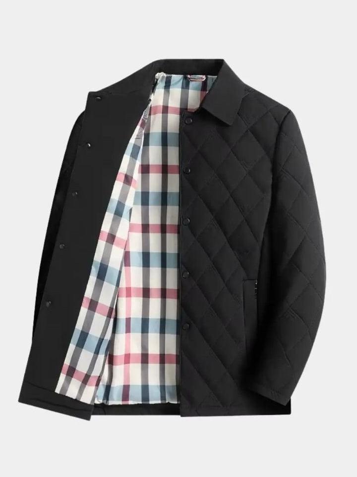 Simon | Quilted Check-Lined Jacket