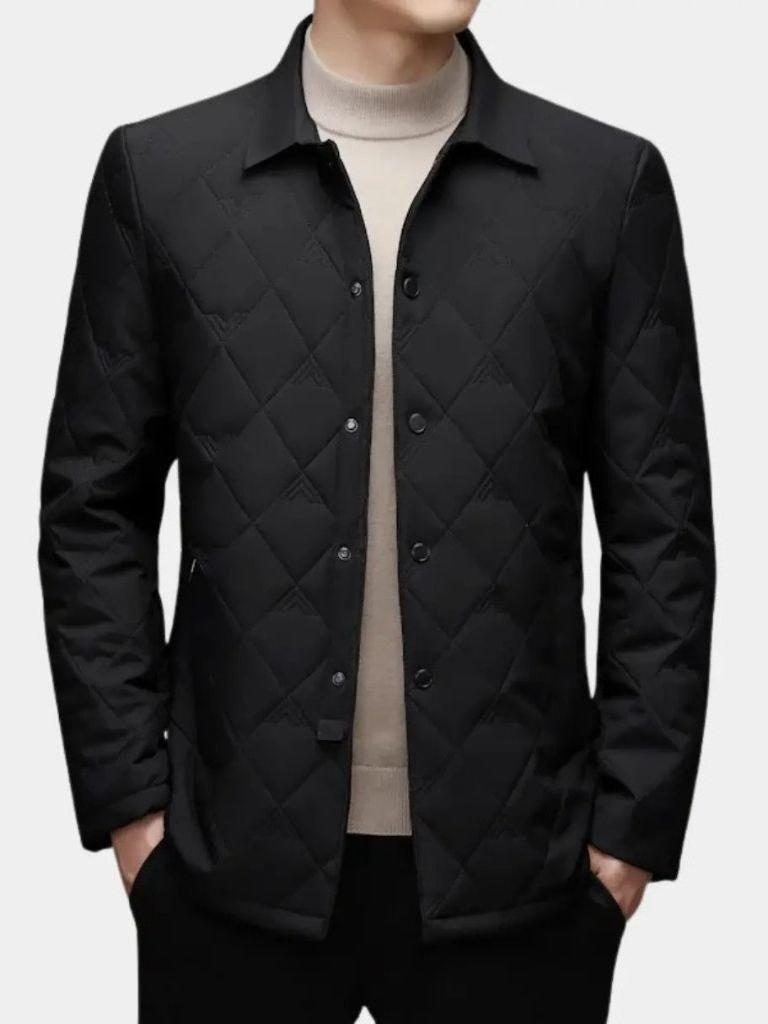 Simon | Quilted Check-Lined Jacket