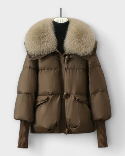 Sofia | Faux-Fur Collar Puffer Coat