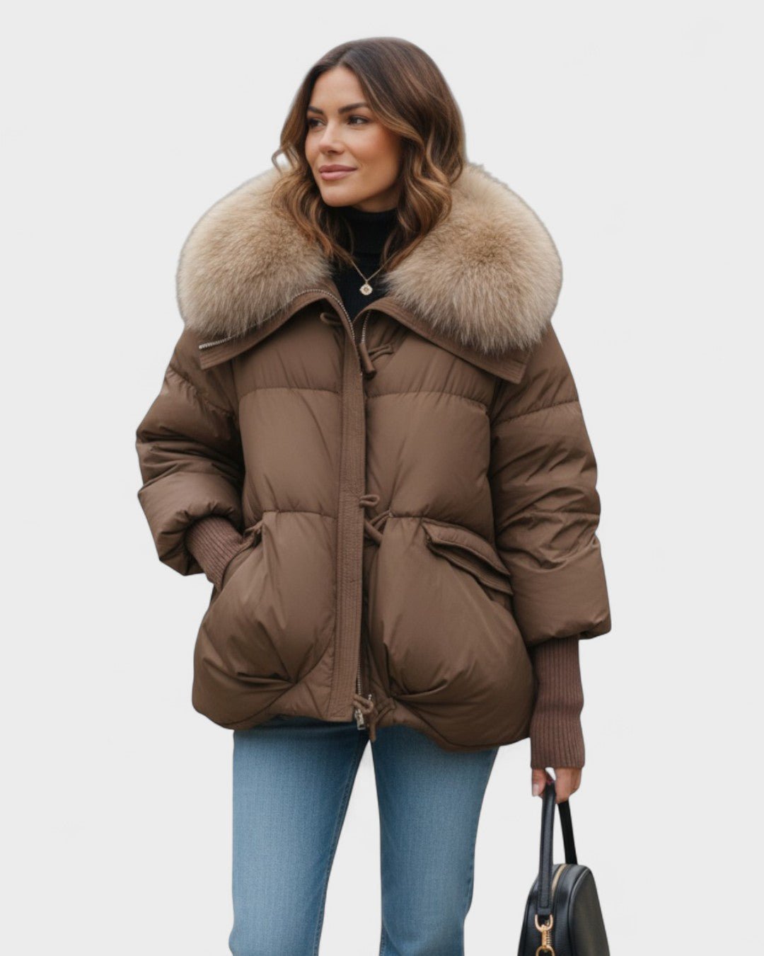 Sofia | Faux-Fur Collar Puffer Coat