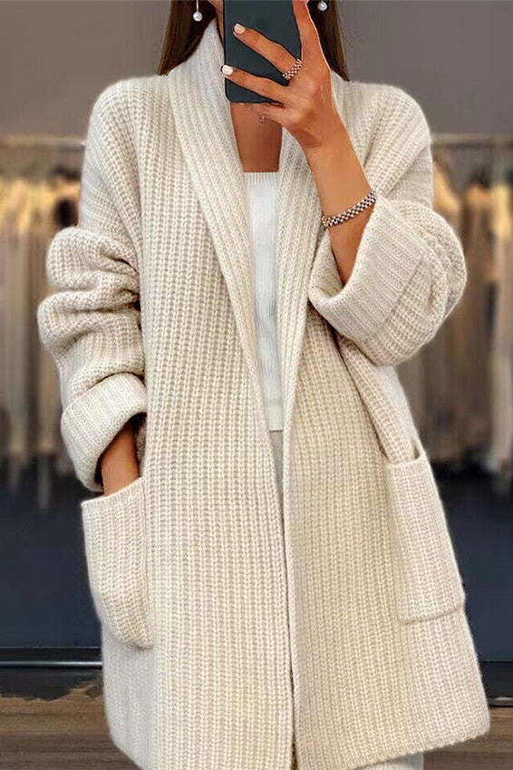 Sophie | Cream Open-Knit Cardigan
