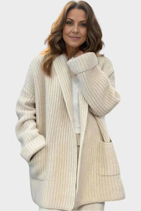 Sophie | Cream Open-Knit Cardigan