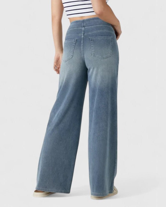Sandy | Light-Wash Wide-Leg Jeans