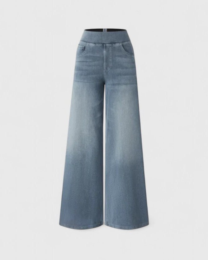 Sandy | Light-Wash Wide-Leg Jeans