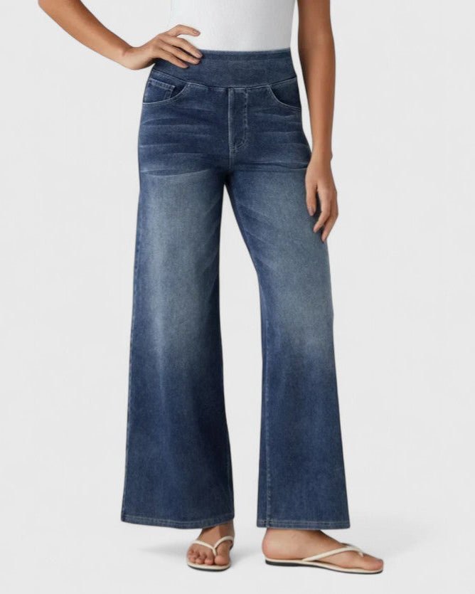Sandy | Light-Wash Wide-Leg Jeans