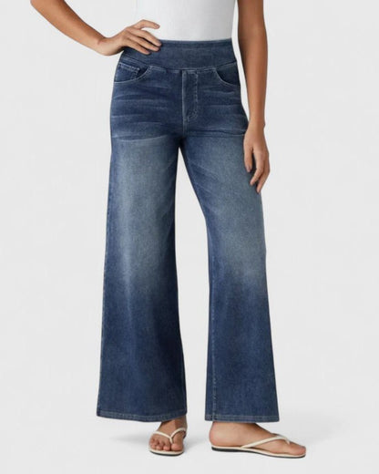 Sandy | Light-Wash Wide-Leg Jeans