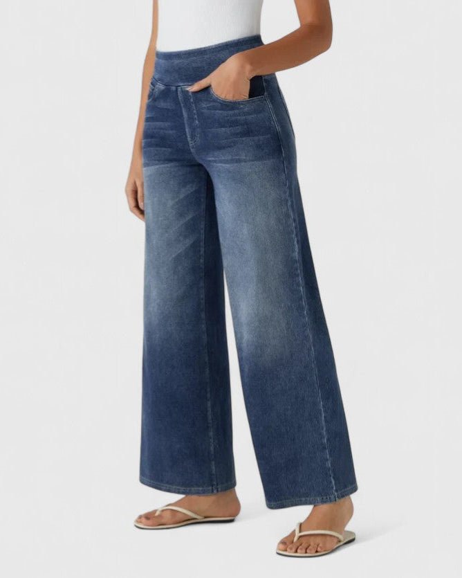 Sandy | Light-Wash Wide-Leg Jeans