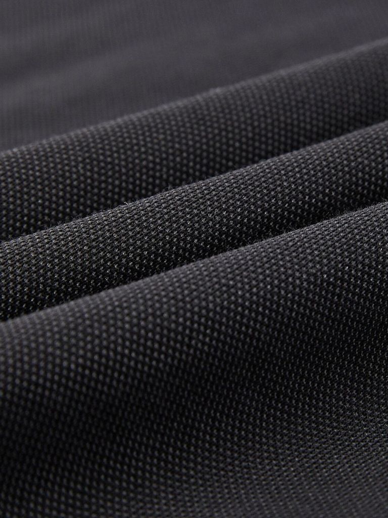 Steven | Black Zip-Collar Polo