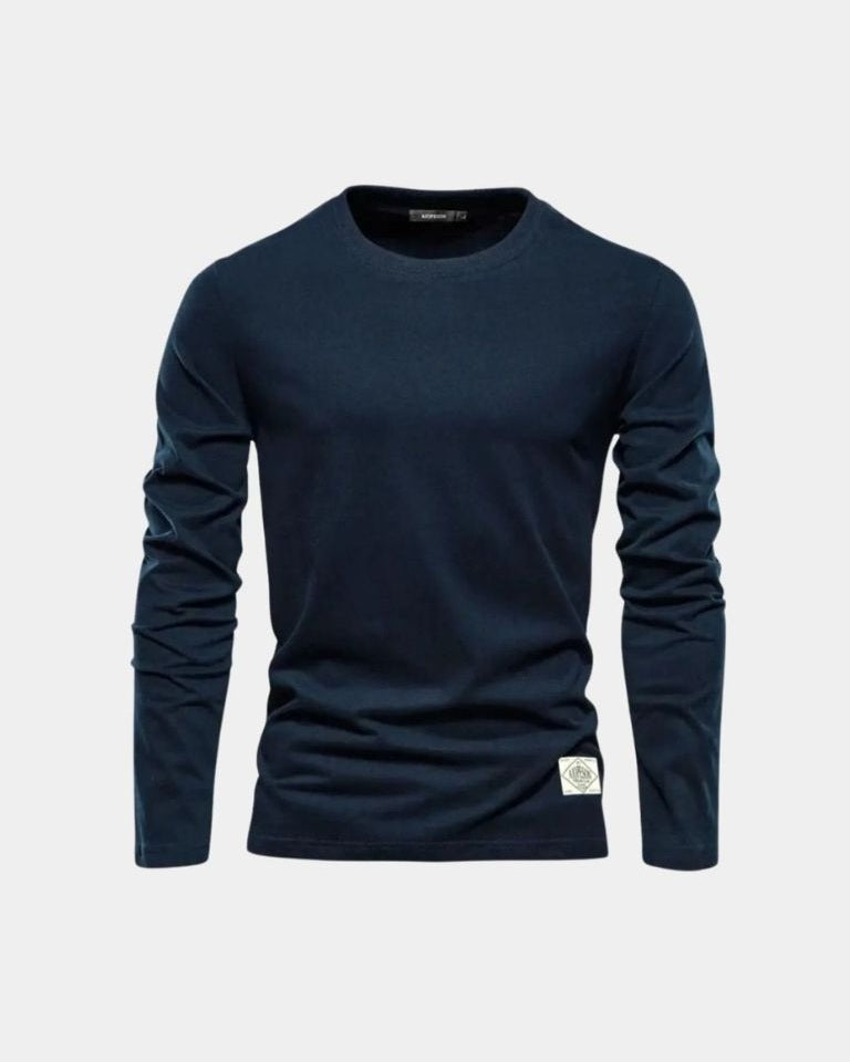 Steven | Navy Crew-Neck Jumper