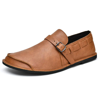 John | Buckle Leather Loafers