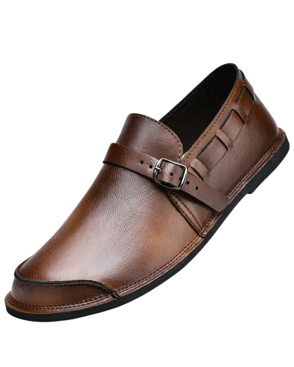 John | Buckle Leather Loafers