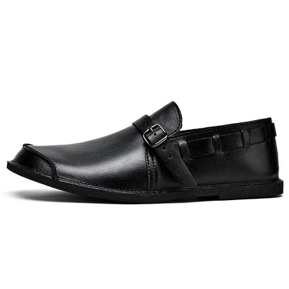John | Buckle Leather Loafers