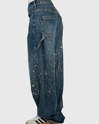 Stella | Embellished Relaxed Jeans