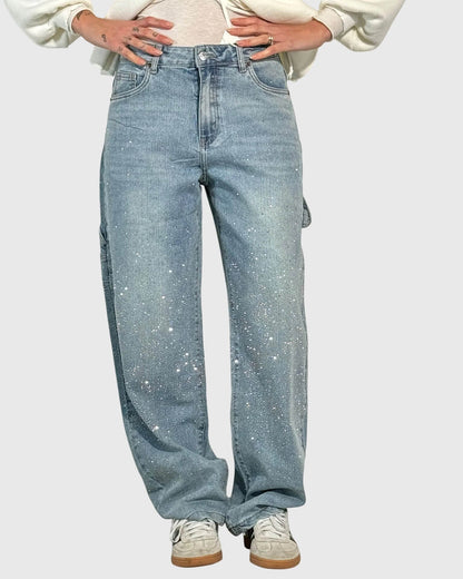 Stella | Embellished Relaxed Jeans
