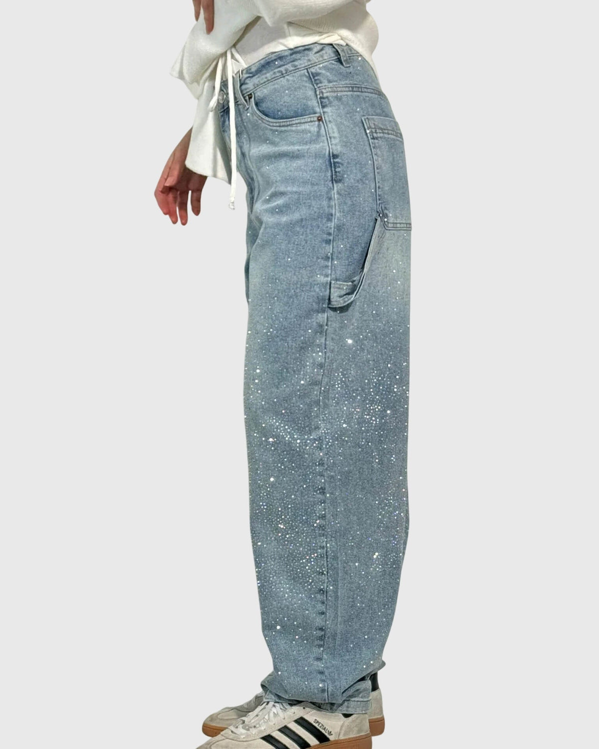 Stella | Embellished Relaxed Jeans