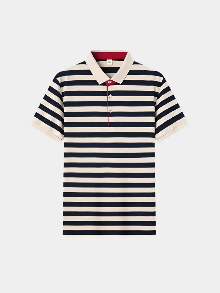 Spencer | Striped Summer Polo Shirt