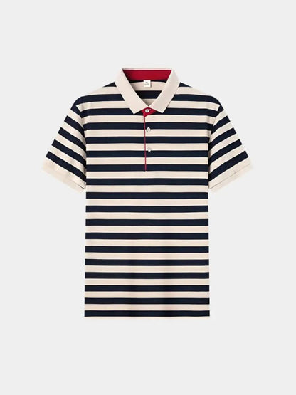 Spencer | Striped Summer Polo Shirt