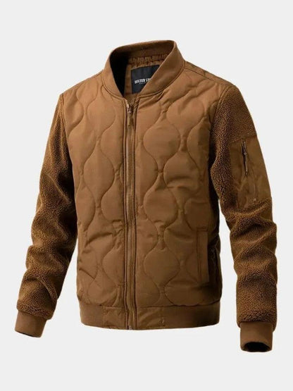 Stanley | Navy Quilted Bomber Jacket