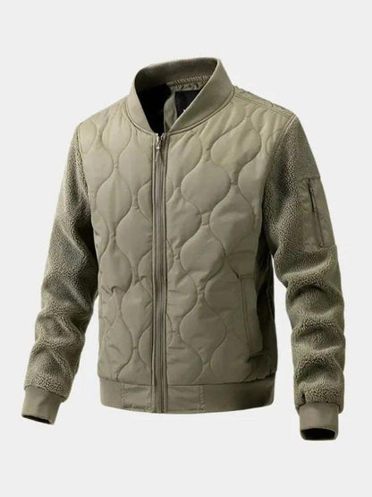 Stanley | Navy Quilted Bomber Jacket