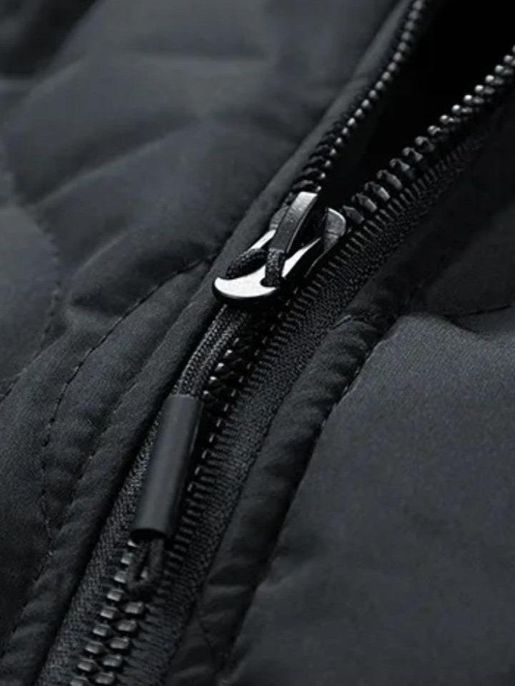 Stanley | Navy Quilted Bomber Jacket