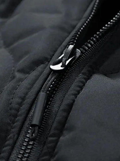 Stanley | Navy Quilted Bomber Jacket